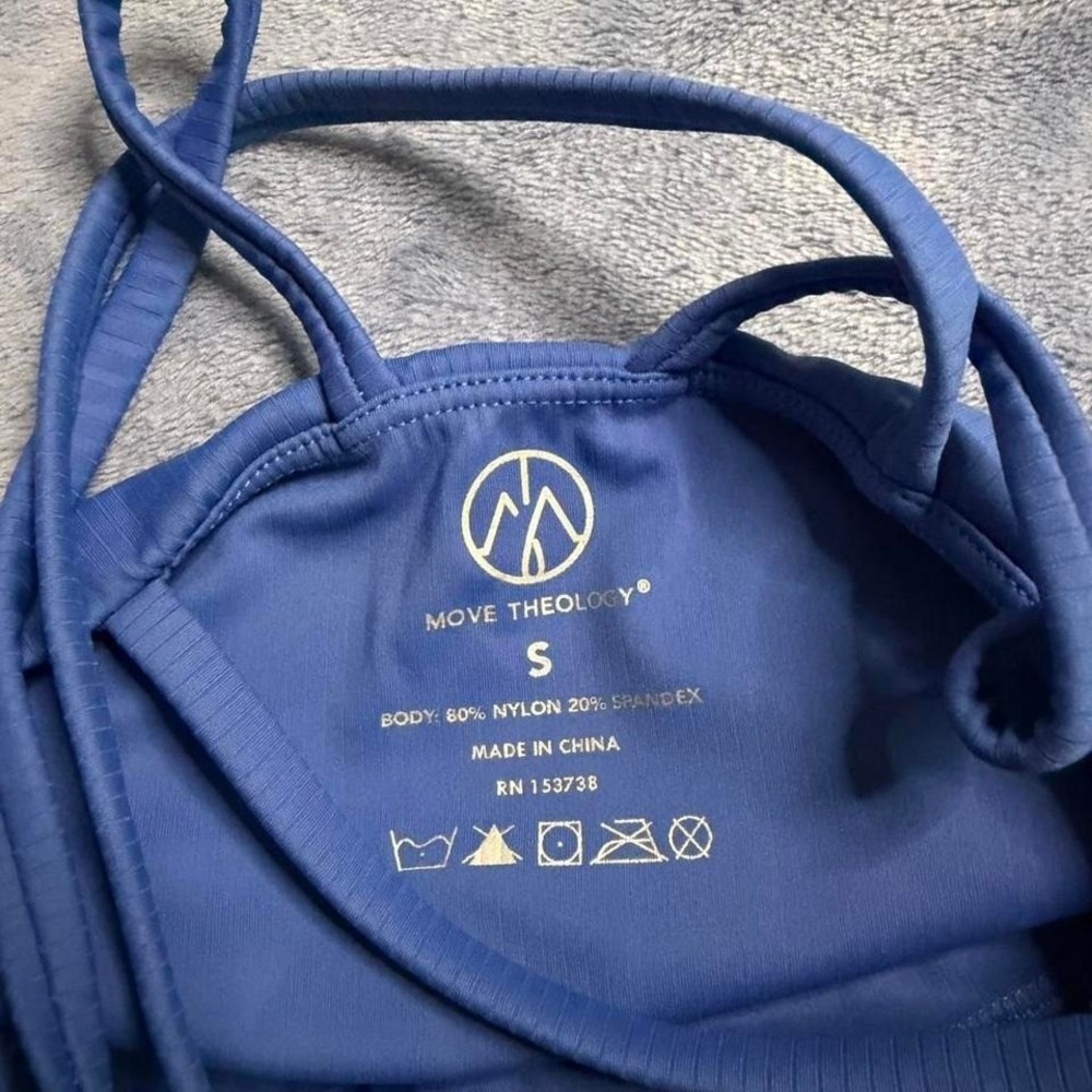 Move theology Blue‎ sports bra women Size: S - Picture 4 of 5